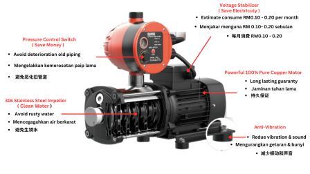 Stainless Steel water pump for your Family