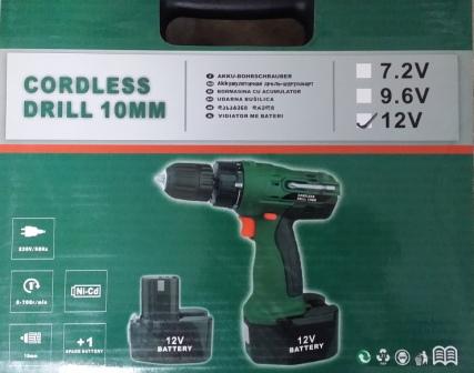 12V Battery screwdriver drill