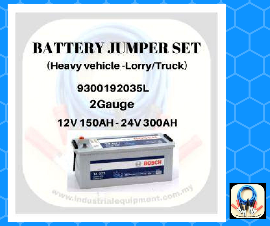 Battery jumper set for heavy vehicle ( 24v battery )