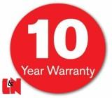 10 year warranty for 100% full copper wire
